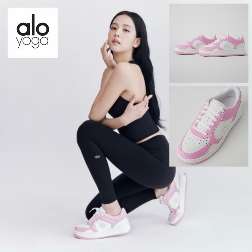 ✨ ALO yoga Recovery Mode Sneaker Pink/White Size 5.5/36
